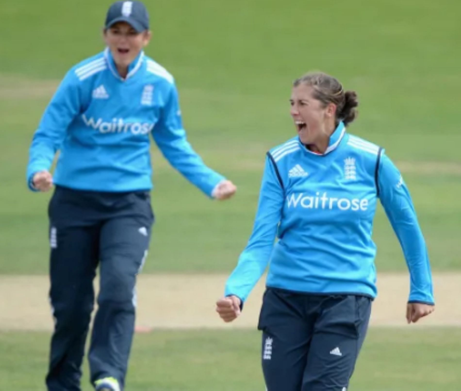 Jenny Gunn was ecstatic after running Mandhana out at a crucial stage.